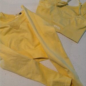 AYBL Vibrant Yellow Long Sleeve Top